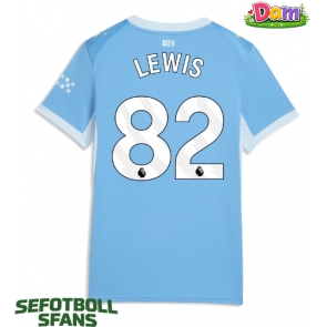 Manchester City Rico Lewis #82 Hemmatröja Kvinnor 2026-27 Kortärmad